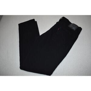 Levis 511 Jeans Mens Size 36 x 32 Slim Straight Fit Cotton Blend Denim Black